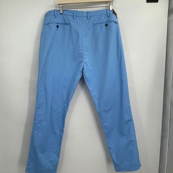 NWT Ralph Lauren Blue Flat Front Stretch Classic Fit Chino Pants Size 40x30 - Picture 4 of 7